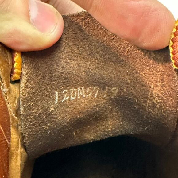 VTG Rancourt & Co x Polo Ralph Lauren Hiking Boot Bench Made in Maine VGUC 12 - Picture 10 of 12